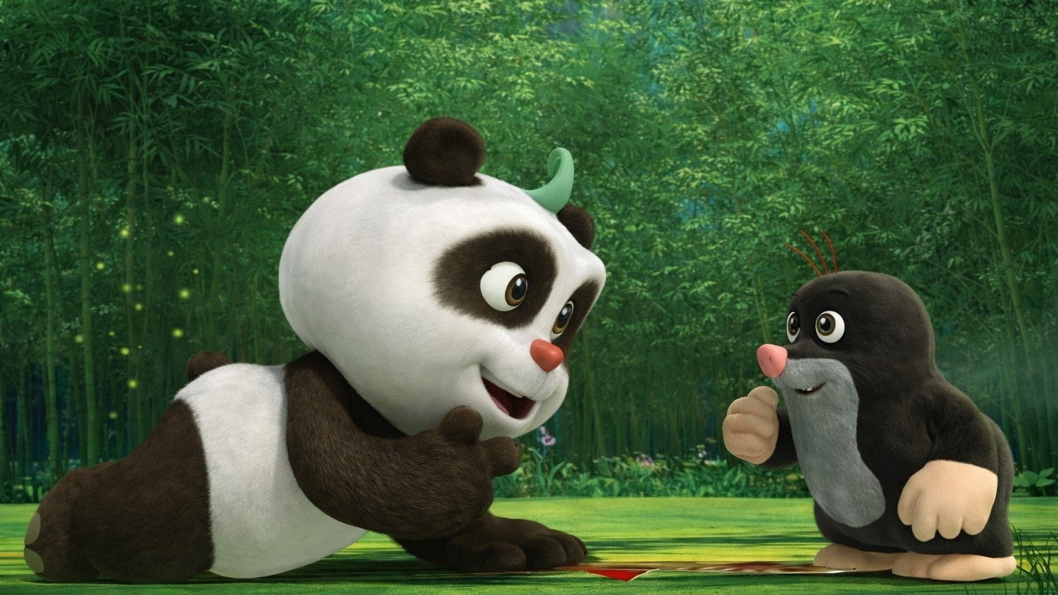 The Little Mole and Panda