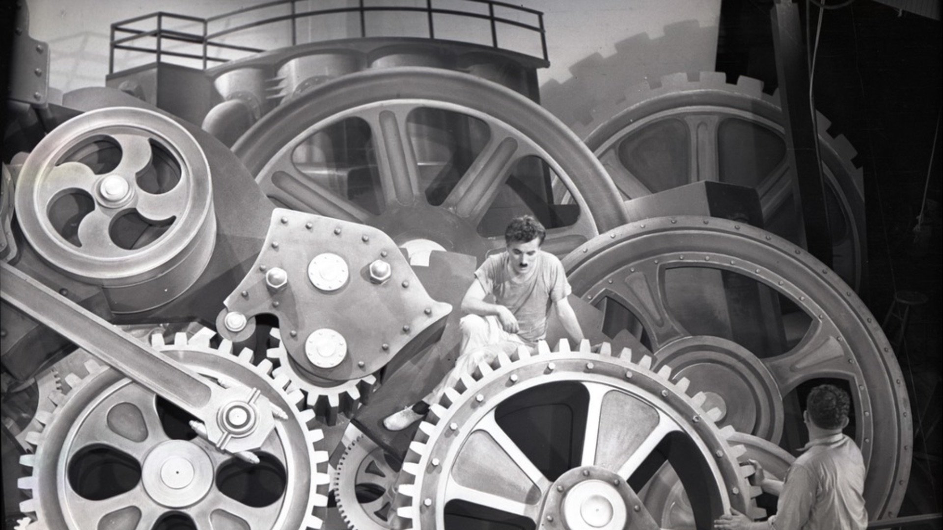 Chaplin et Les temps modernes, La voie du silence