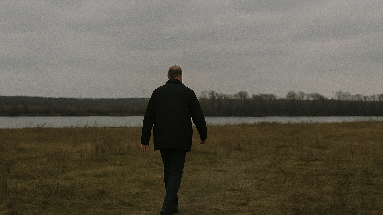 The Man Walking to the River