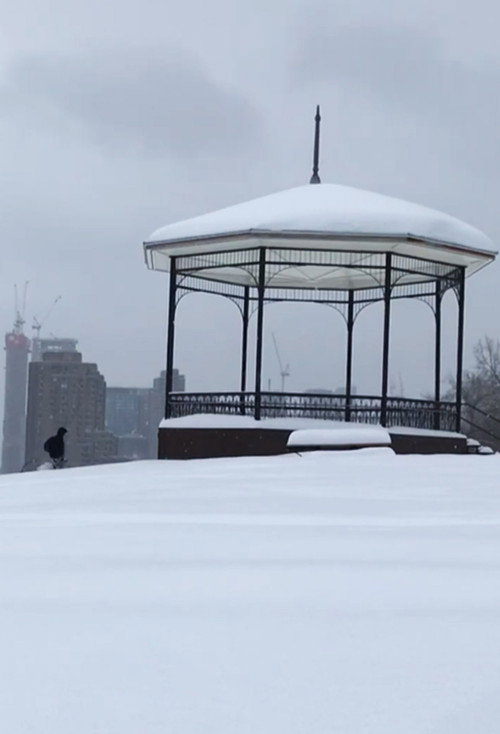 After a snowstorm