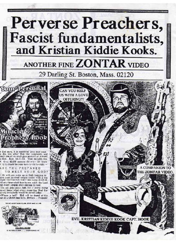 Perverse Preachers, Fascist Fundamentalists, and Kristian Kiddie Kooks